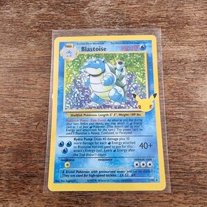 Blastoise 2/102 Holo Celebrations Classic Collection Pokemon 2/102 Card